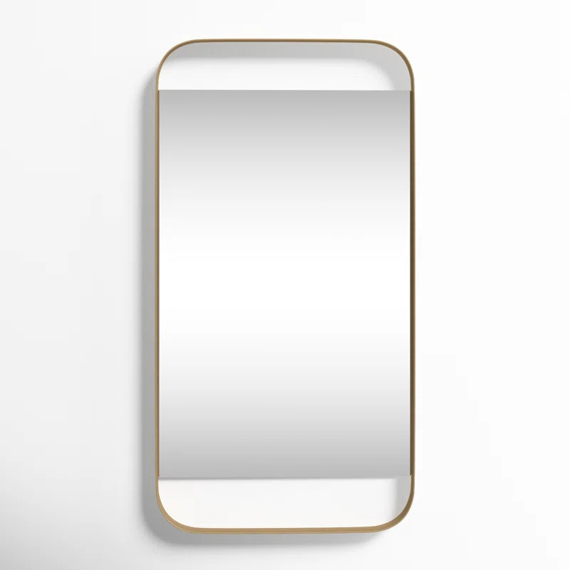 Walter Metal Flat Wall Mirror | Wayfair North America