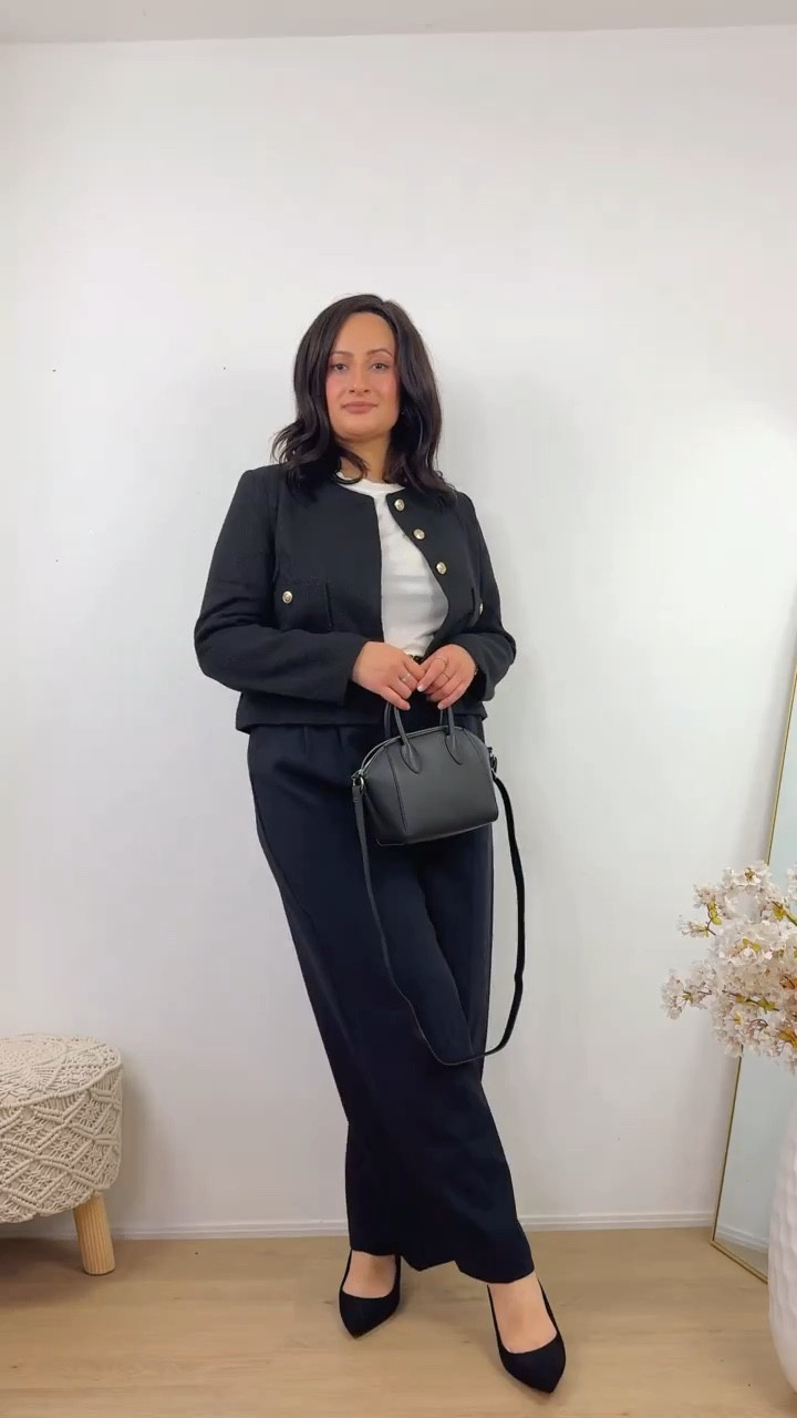 Day 3 early Fall Outfits Series 🍁 
If you are not sure about where to start with cute but effortless workwear outfits, then keep it simple and start with the basics. 
A silk blend white tee can go a long way. It fits nice and with a few layering and accessories, you can manage to look polished in no time. 

Cardigan @commense.official 
Tee @hm 
Pants @rickisfashion 
Belt, pumps, earrings @amazonfashion @amazonca 

Shop @commense.official click 🔗 in bio
Use discount code: charu_12

#preppyfashion #preppystyle #workwear #officeoutfit #corporatefashion #fallfashion #chicoutfit #classyoutfit #stylingvideo #howtowear #whattowear #outfitinspiration 
#officechic #workoutfit #workwearfashion #workwearstyle #9to5style #9to5chic #corporatestyle #oldmoneyaesthetic