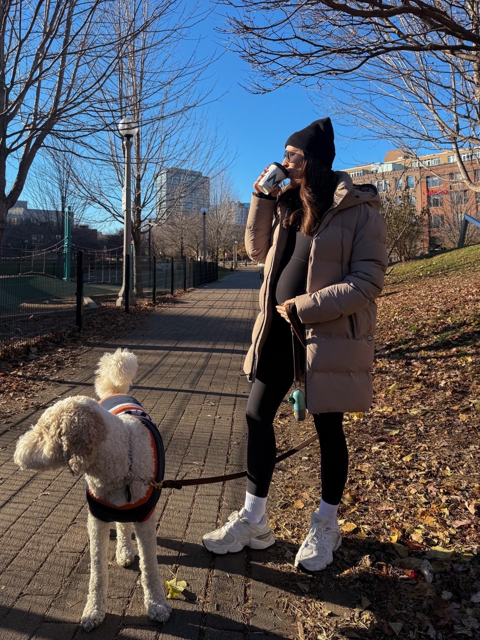 Cold weather dog walking outfit! 

#LTKActive #LTKfitnessgoals #LTKootd