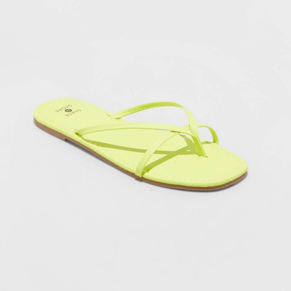 Women's Mackenzie Skinny Strap Flip Flop Sandals - Shade & Shore™ | Target