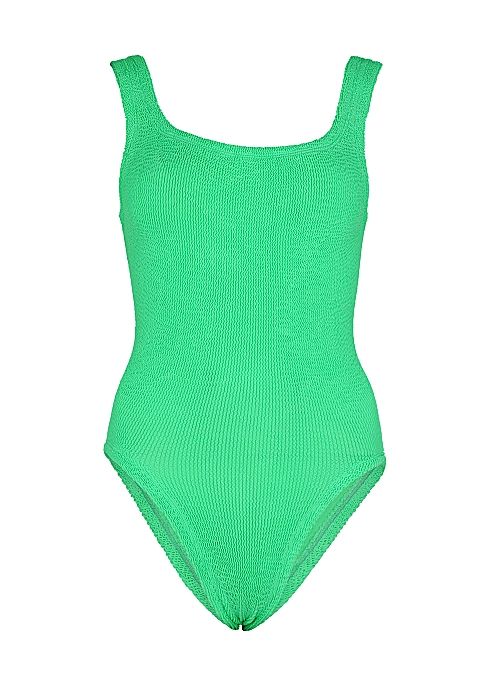Seersucker swimsuit | Harvey Nichols (Global)