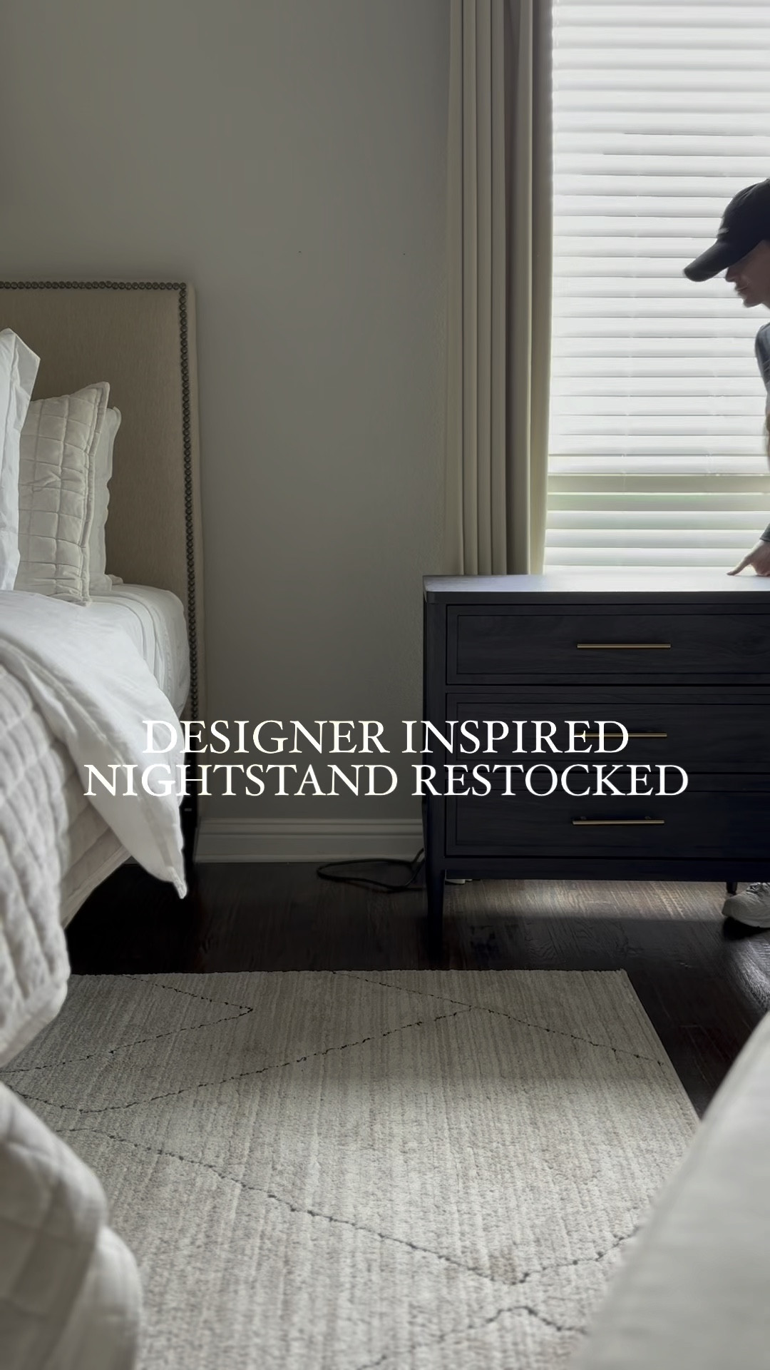 Bedroom, Walmart nightstand, 3 drawer dresser, bedding, home decor 

#LTKHome #LTKFindsUnder100 #LTKWatchNow