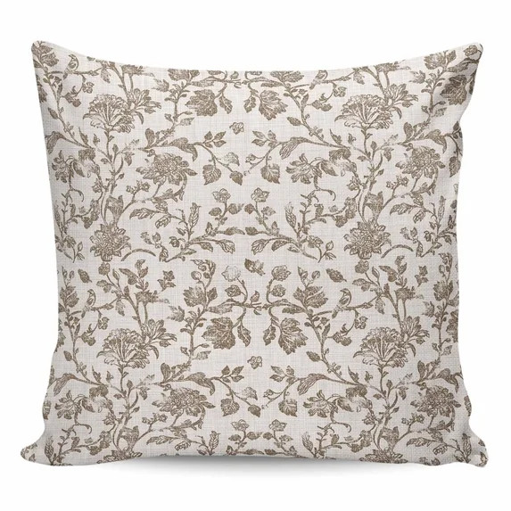 Throw Pillow Covers 20x20 Inch, Farmhouse Brown Decorative Pillow Cases for Couch Sofa Bed, Vinta... | Walmart (US)