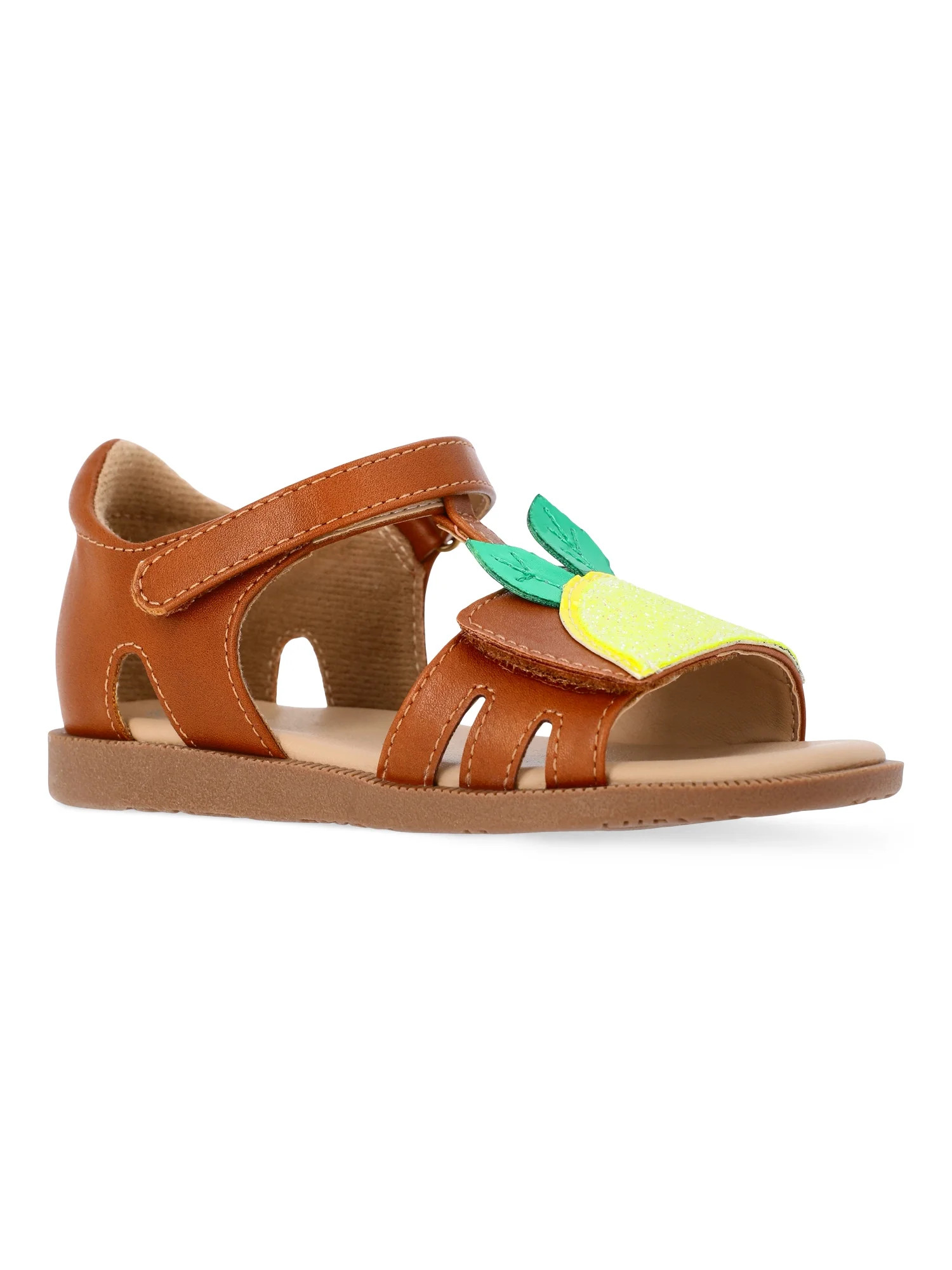 Wonder Nation Baby and Toddler Girls Fruit Sandals | Walmart (US)