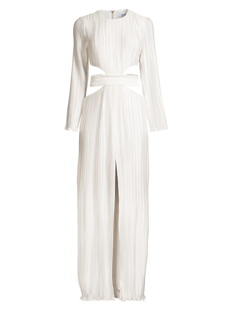 Phillipa Pleated Cut-Out Gown | Saks Fifth Avenue