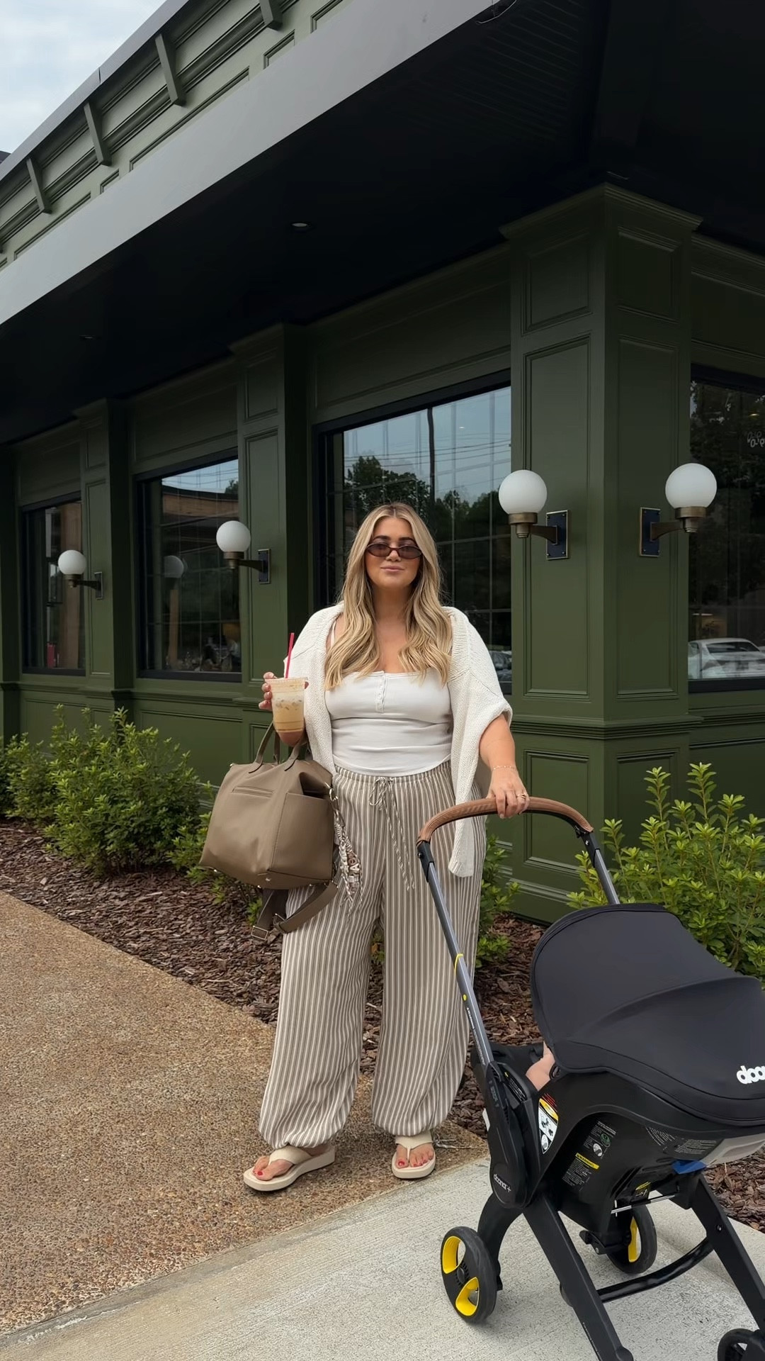 @abercrombie  #abercrombiepartner #ad been living in every color of these striped pants!!! The perfect bottoms to dress up & lightweight enough to style in summer. 🌼

Outfit 1- XL bottoms, XL sweater, large tank
Outfit 2- XL pants, large tank 
Outfit 3- XXL pants, XL wrap top, large tank
Outfit 4- XL pants, Large top, XL button down 
Outfit 5- XL pants, large tank, XL sweater

#LTKootd #LTKMidsize