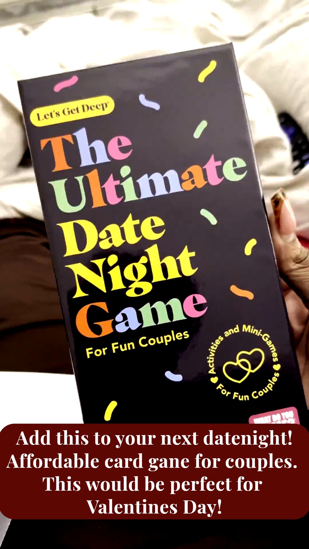 Valentines Day is coming up and think about slowing things down this year with games & intimacy!🫶🏽♥️ 
I recommend this game for FUN couples! 

#LTKWedding #LTKdayinmylife #LTKValentine