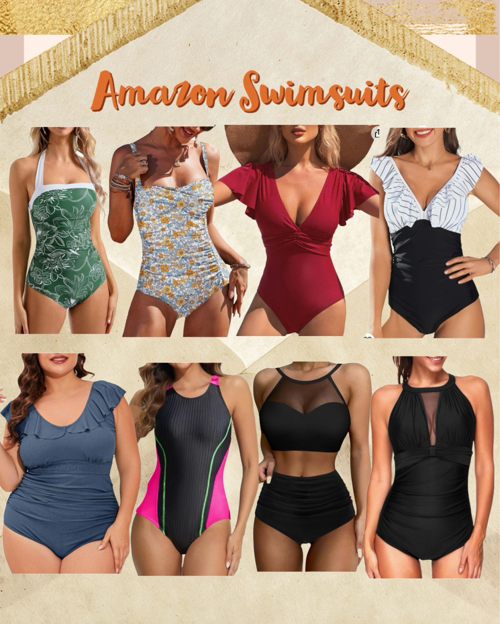 Swimsuits that I love 🐚👙🐠 #FoundItOnAmazon #Swimsuit #WomensStyle #OnePieceSwimsuit #BeachOutfit #Swimsuits

#LTKSeasonal #LTKSwim #LTKFindsUnder50