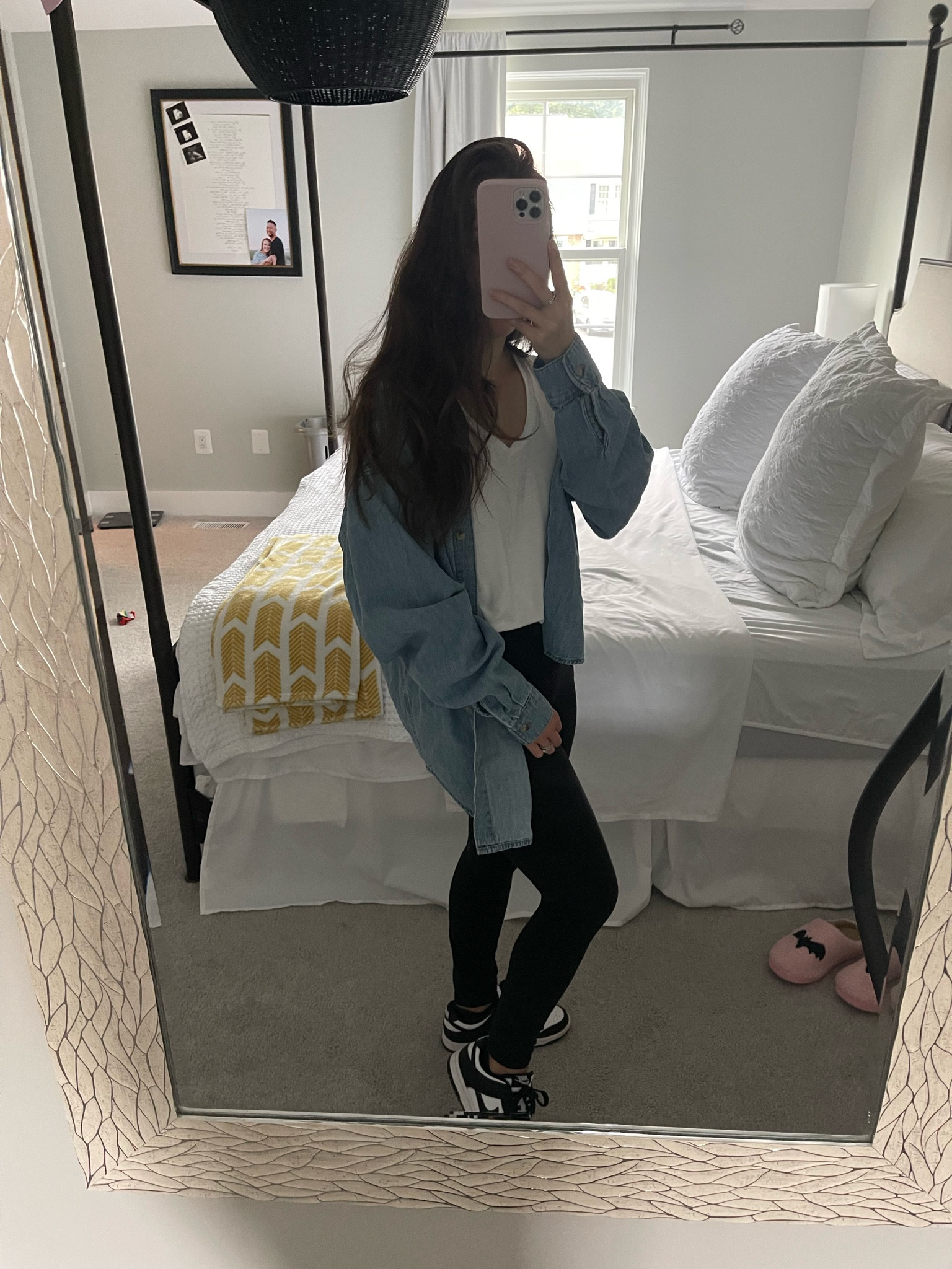 Best oversized denim shirt for fall. #falltransitionoutfit

#LTKfindsunder100 #LTKstyletip #LTKshoecrush