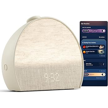 Hatch Restore 3 Sunrise Alarm Clock, Sound Machine, Smart Light (Putty) - White Noise, Screen-Fre... | Amazon (US)