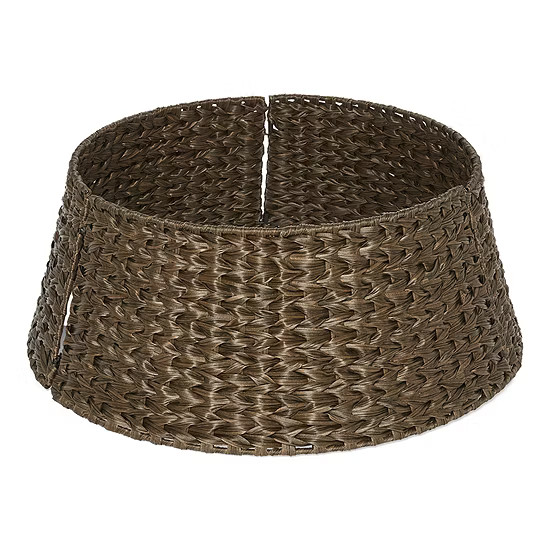 North Pole Trading Co. Brown Woven Christmas Tree Collar | JCPenney
