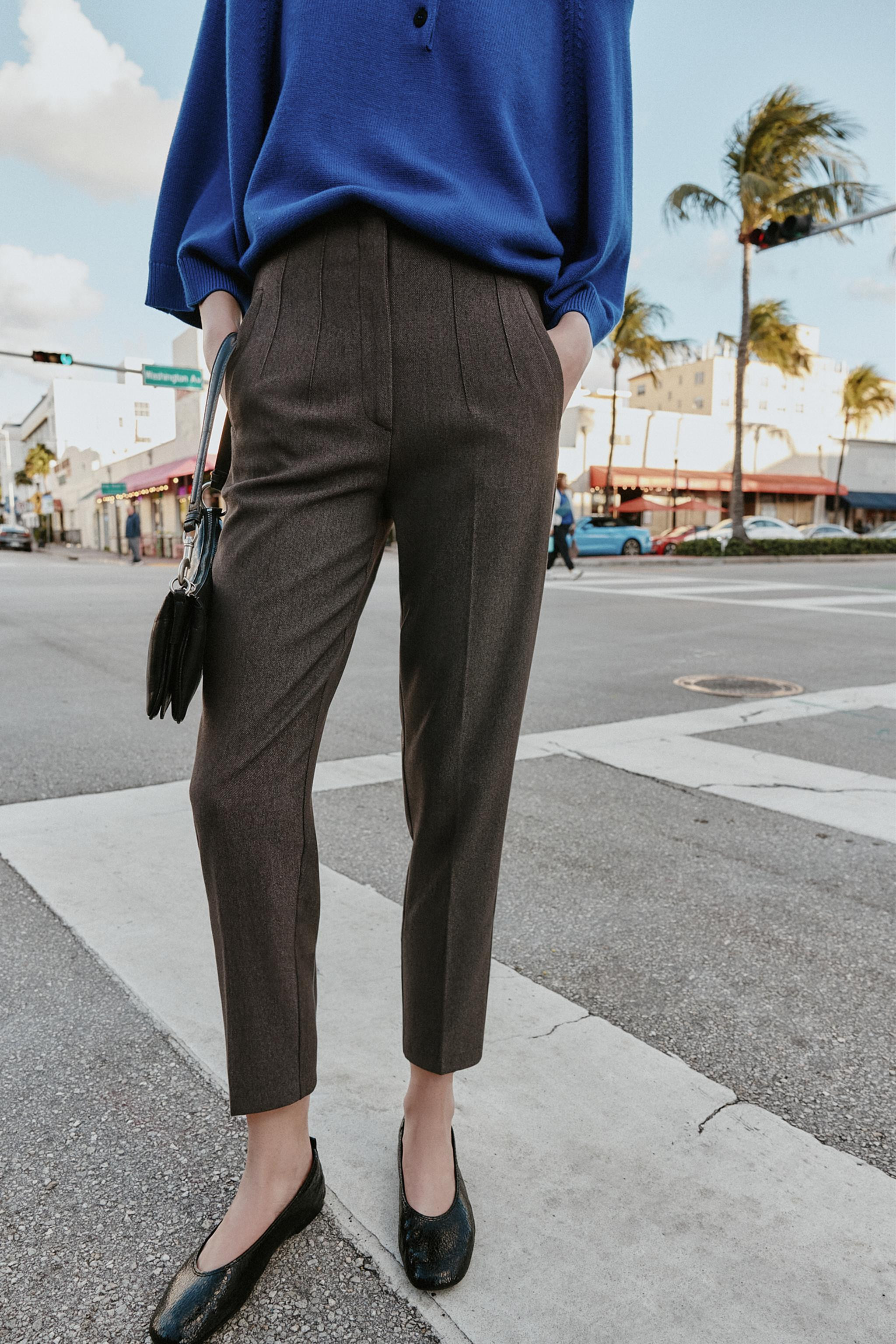 HIGH-WAISTED PANTS | Zara US