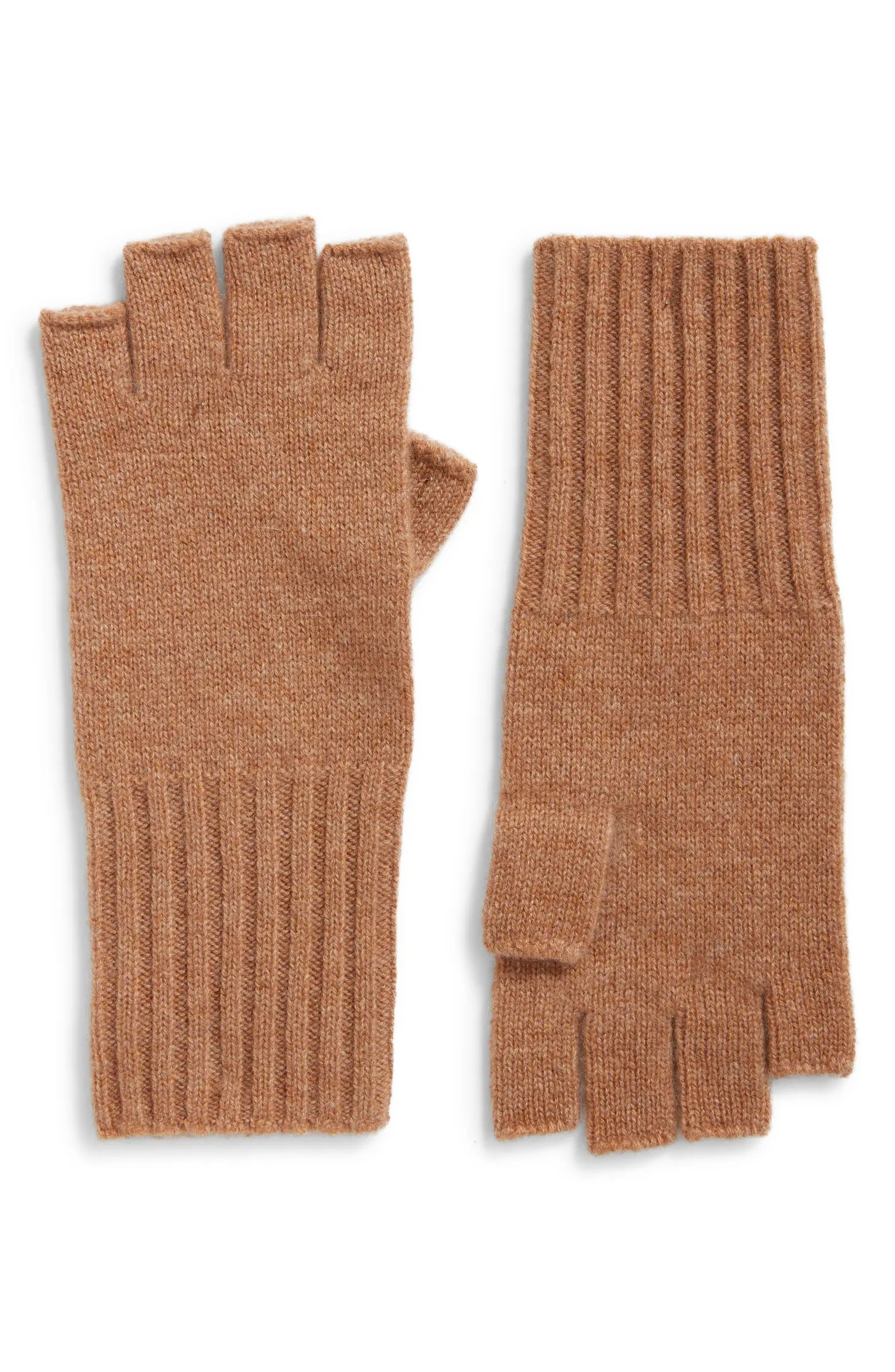 Recycled Cashmere Blend Fingerless Gloves | Nordstrom