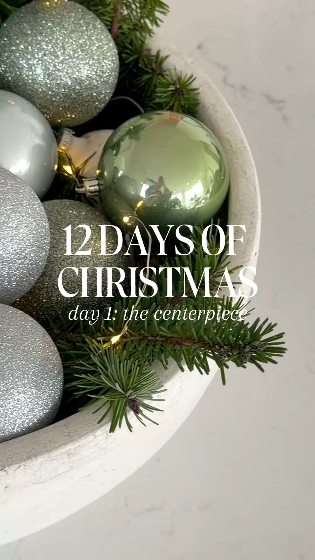 Happy December! Sharing with you the 12 Days of Christmas with 12 easy holiday ideas that will keep your spirits merry & bright! Which means super easy and inexpensive.❤️💚

Starting off strong with a beautiful holiday centerpiece. Grab a large bowl from your home of any color, shape, or size. Next fill with fresh greenery - I picked these up on a recent walk. So take a stroll through your neighborhood and find yours at no charge! Next up, fairy lights. Finish with ornaments that are leftover from trimming your tree! 

So easy and festive. Enjoy!

#LTKSeasonal #LTKHoliday #LTKGiftGuide