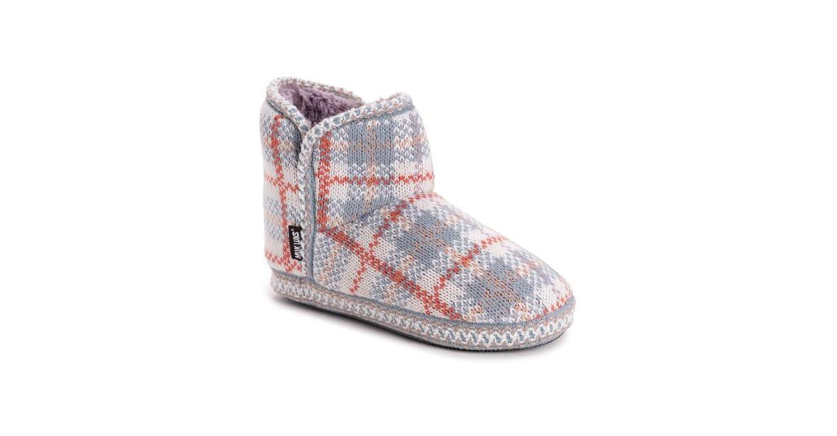 Muk Luks Women's Leigh Slippers - Multi plaid | Macy's
