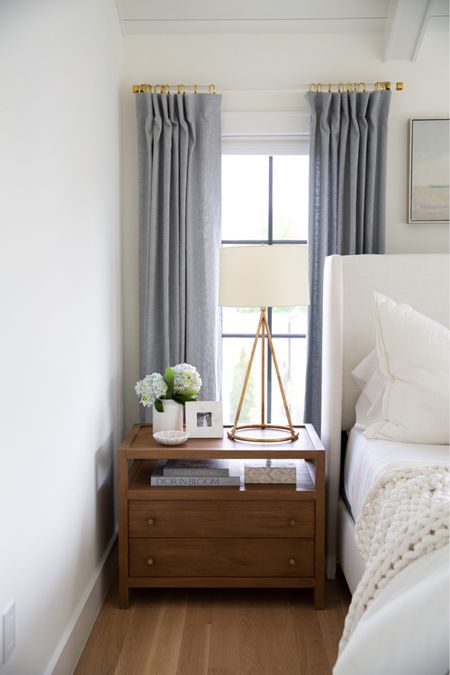 Our linen curtains from pottery barn are on sale! We have mineral blue with cotton lining in 84” length. Our bed frame is also on end of year clearance (we have Zuma white) 

#LTKstyletip #LTKhome #LTKsalealert