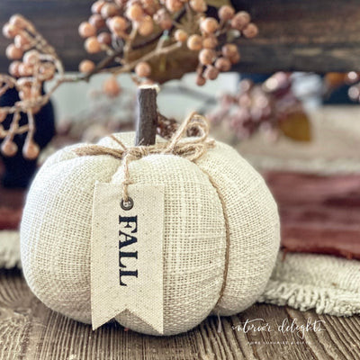 Plaid or Cream Pumpkin-Sold Separately | Interior Delights