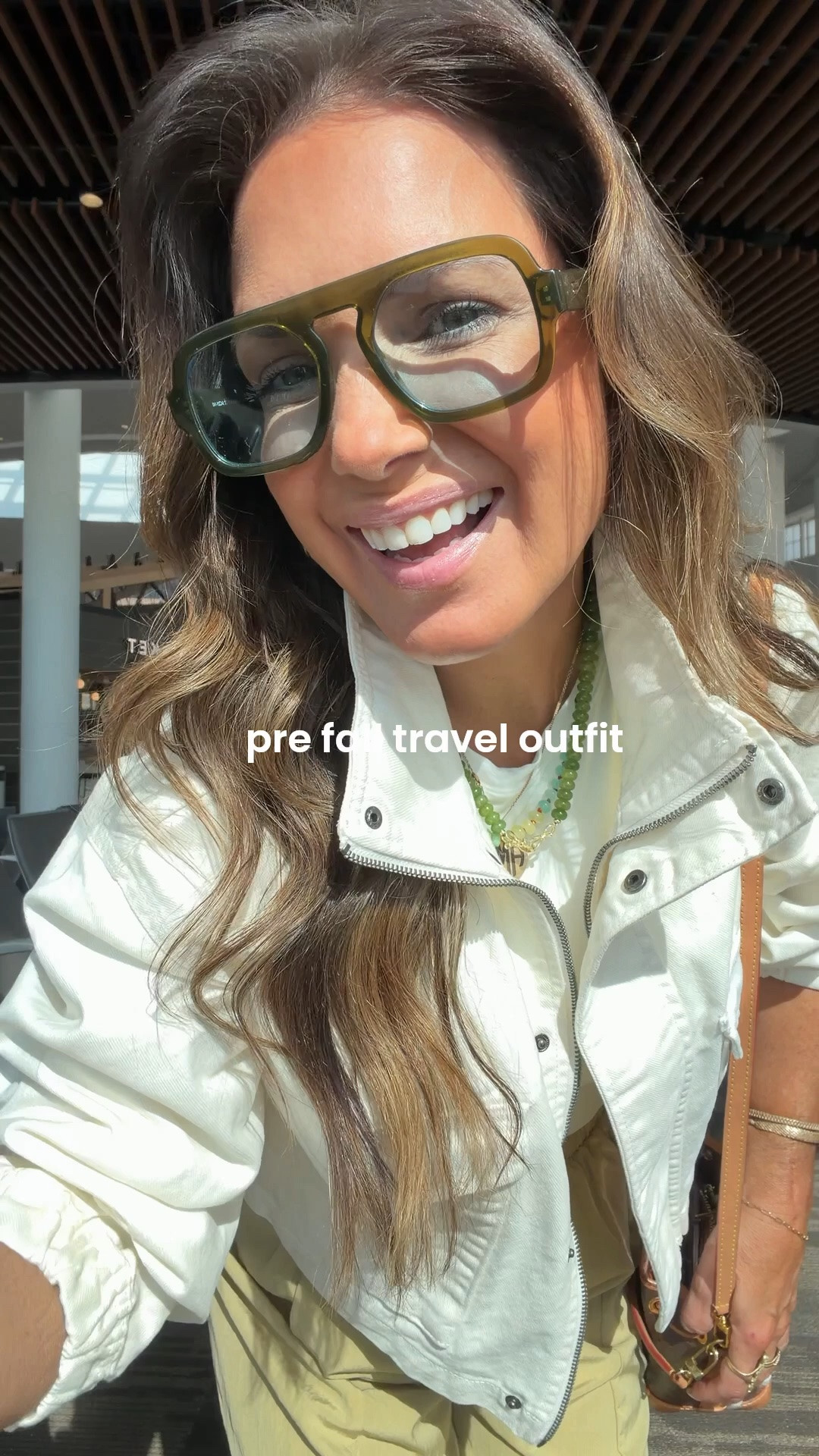 Pre fall travel fit!!! Perfect for this in between weather. I sweat so easily so neat lightweight layers!!! 
Wearing size small in pants and jacket.
Wearing size medium in top. 
Linking my cute, COMFY flats and linking similar, affordable options too.

#LTKNYFW #LTKootd #LTKmomlife #LTKOver40 #LTKSeasonal #LTKPetite