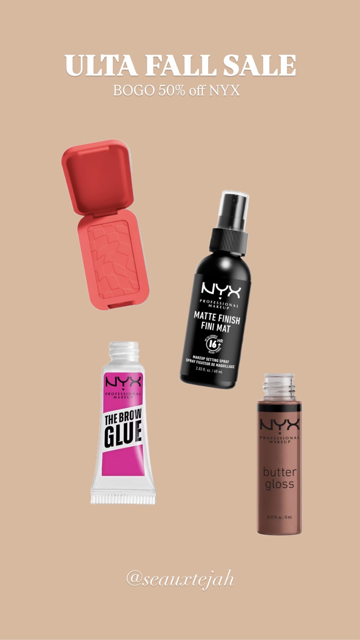 some NYX favorites that you can snag during the ulta fall sale! BOGO 50% off! 

#LTKBeauty #LTKSaleAlert