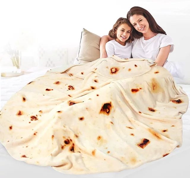 Tortilla Blanket Funny Gifts for Kids Adult Mom Grandma Women from Daughter and Son, 300 GSM Soft... | Walmart (US)