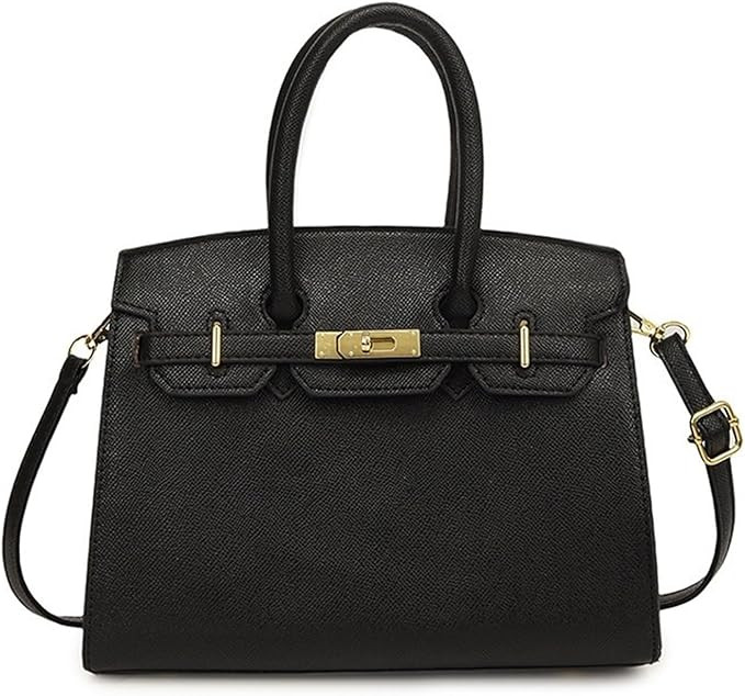 Ladies handbag shoulder bag crossbody bag(Black) | Amazon (US)