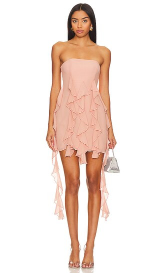 Denali Mini Dress in Blush Pink | Revolve Clothing (Global)