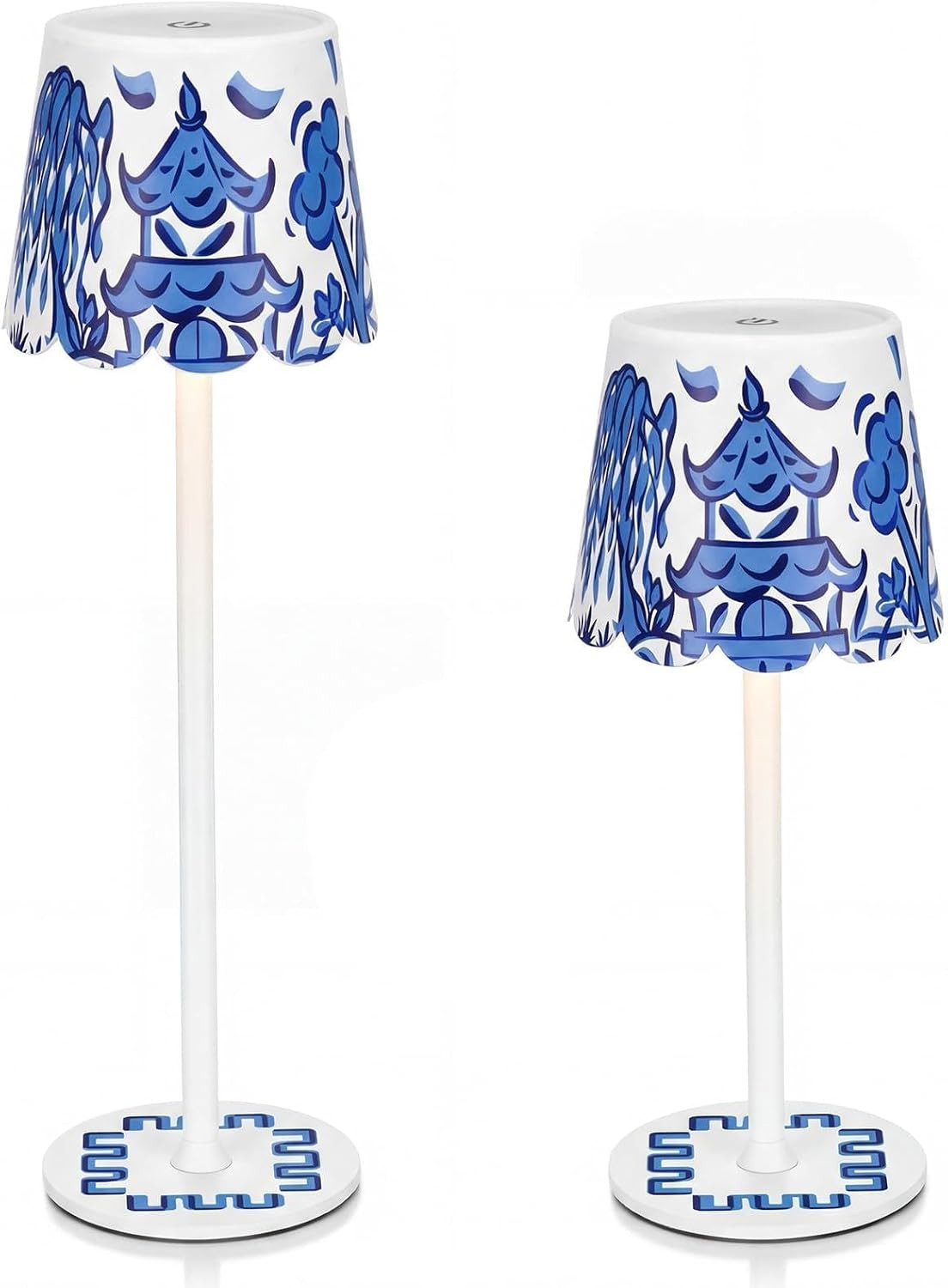 1 Pack Chinoiserie Mahjong Lamp, LED Cordless, Chinoiserie | Amazon (US)