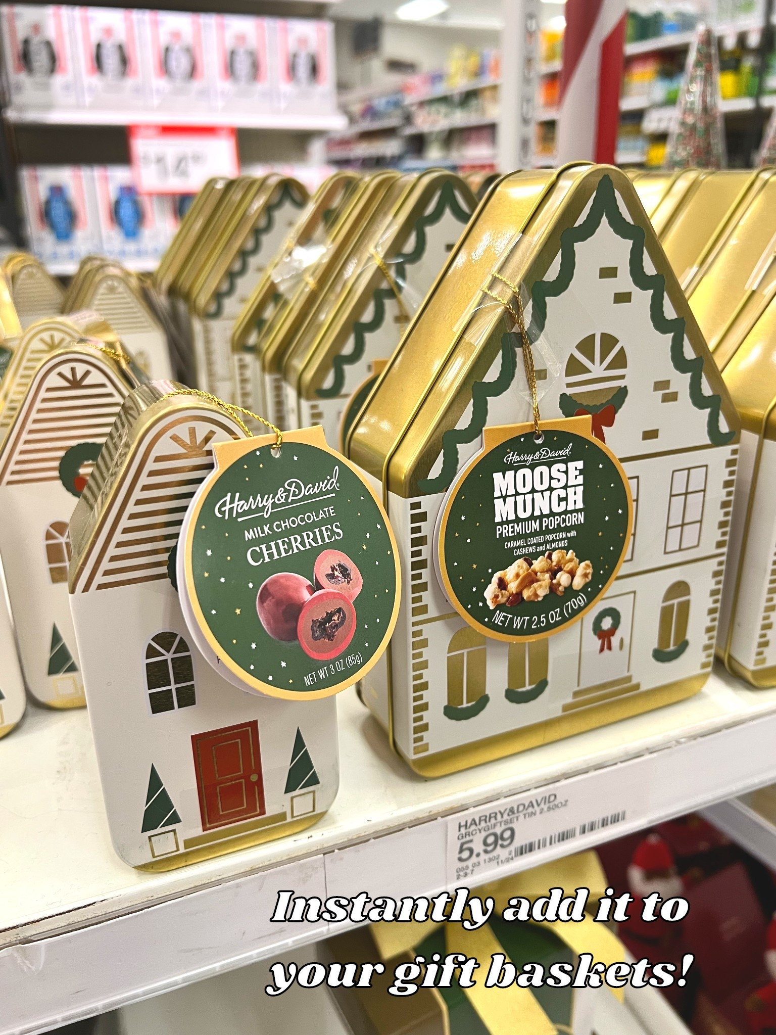 Harry & David Gold Gift Boxes Decorative Tin Holiday Treats Gift Ideas #harryanddavid #giftboxes #christmasgifts #giftideas 

#LTKSeasonal #LTKHoliday #LTKGiftGuide