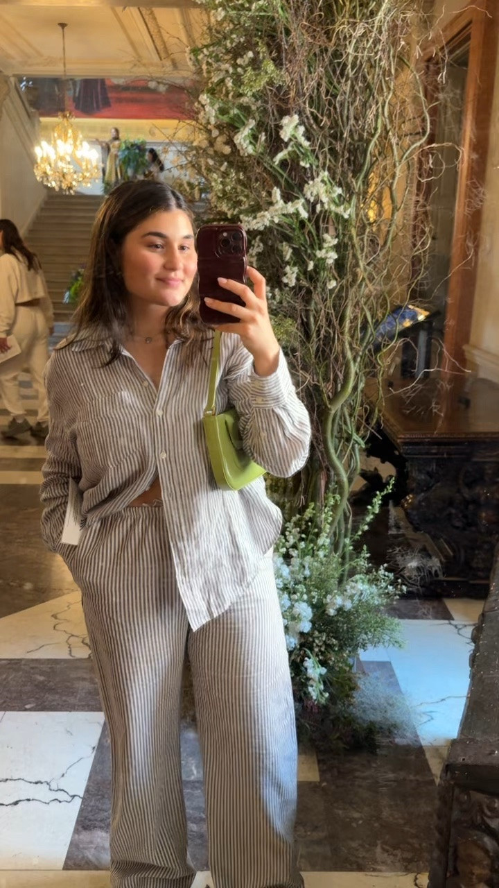 Linen set for the spring  I want in every color. I’m wearing M Tall in the pants and M in the button down. Great for a day out and about and for travel.

Nursing friendly outfits 
Linen pants 
Spring outfit 
Matching set 

#LTKTravel #LTKmomlife