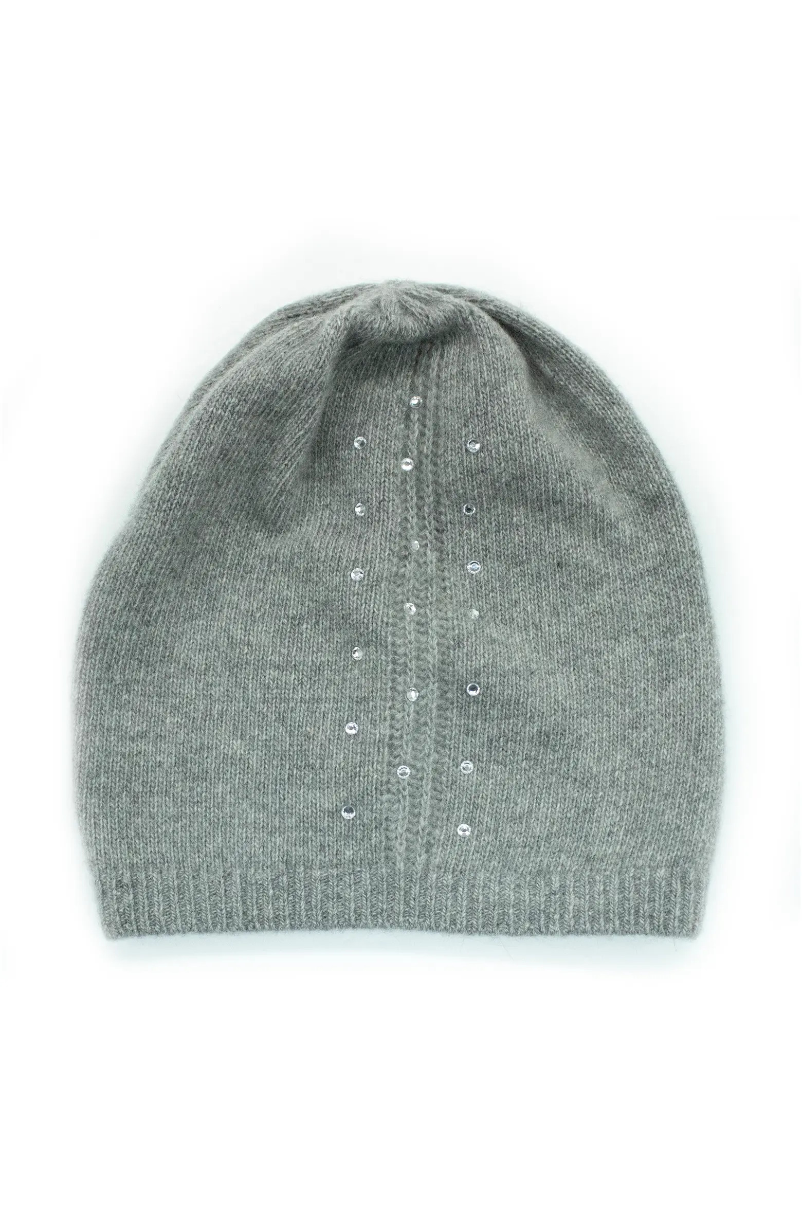 Portolano Cashmere slouchy beanie with crystal stones | Nordstrom | Nordstrom