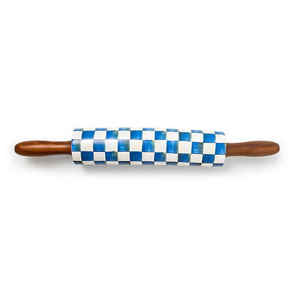 MacKenzie-Childs Royal Check Rolling Pin | MacKenzie-Childs