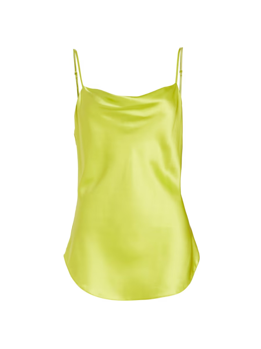 Marta Silk Cowlneck Cami Top | Saks Fifth Avenue