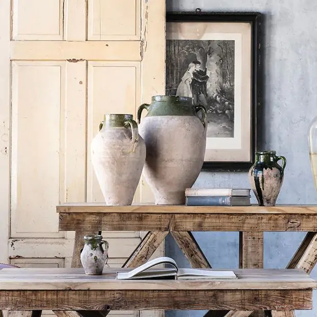 Mediterranean Inspired Olive Jar | Antique Farm House