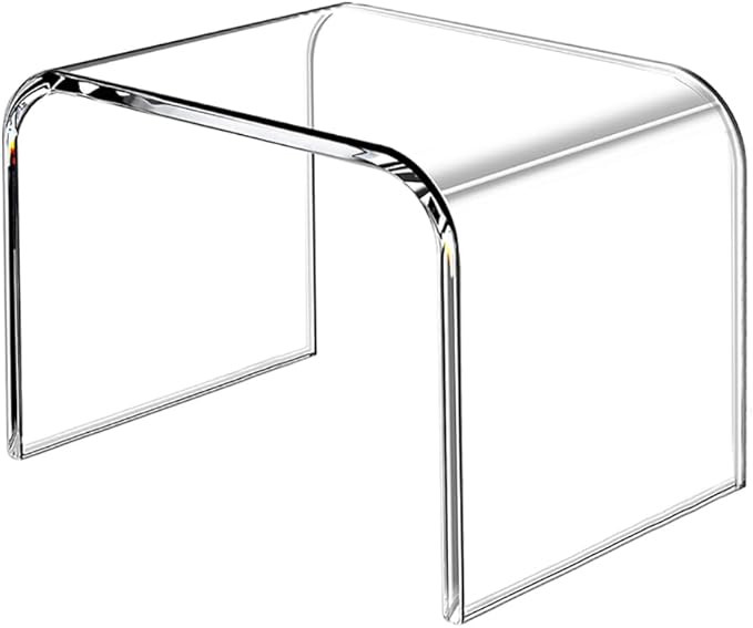 Kids' Step Stool 9'' Acrylic Transparent Step Stool Strong Load 250 Lbs One Step Stool for Bedroo... | Amazon (US)