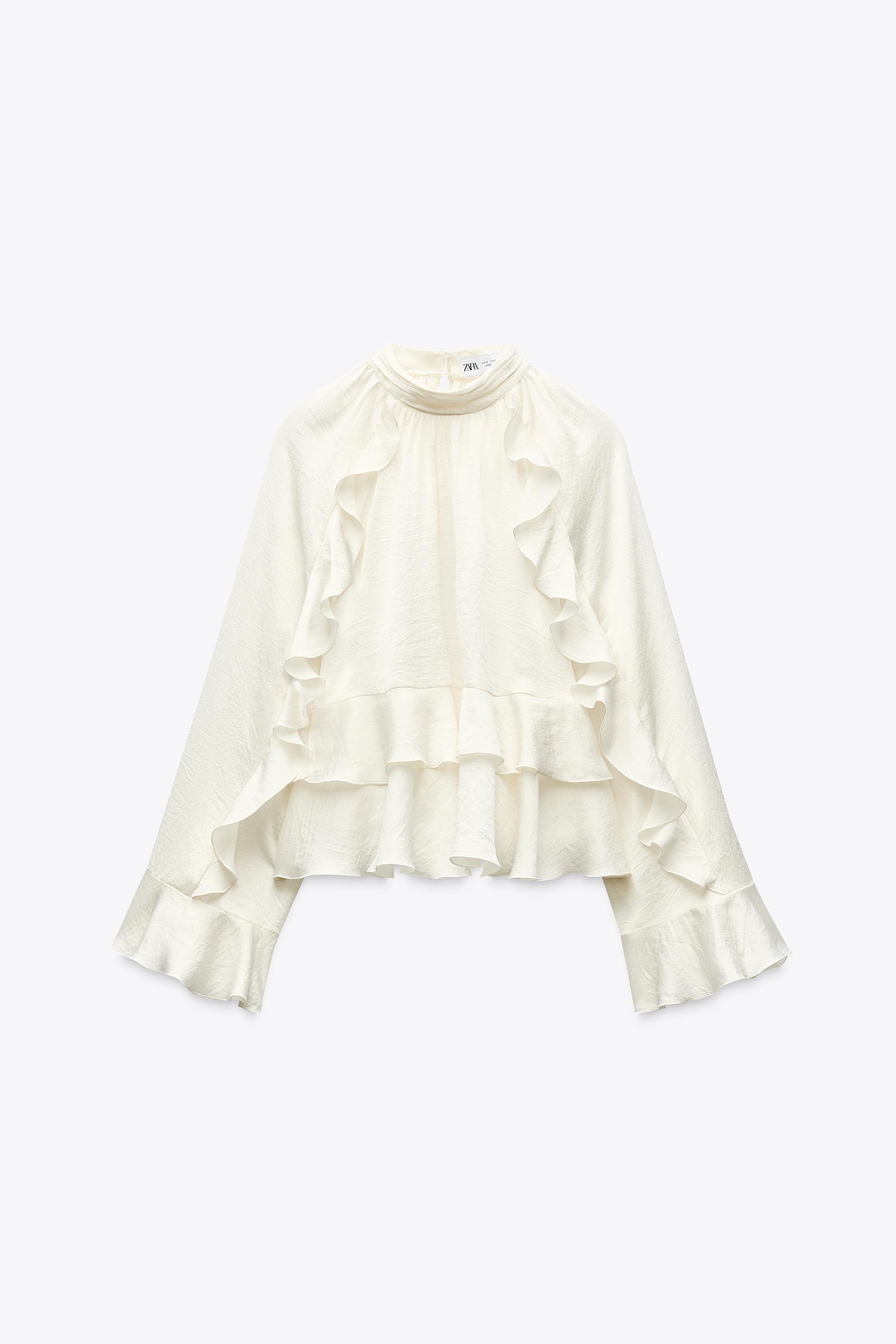 RUFFLED BLOUSE | Zara US