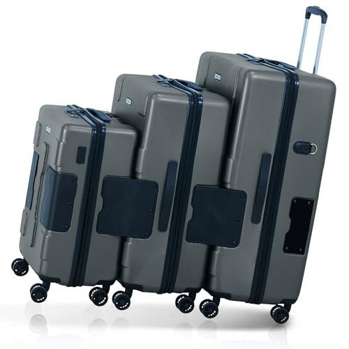 Tach V3.1 3-Piece Hardcase Connectable Luggage & Carryon Travel Bag Set | Rolling Suitcase with P... | Amazon (US)
