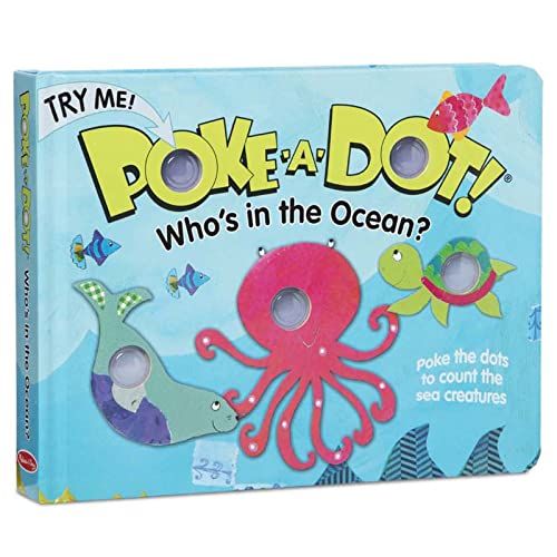 Melissa & Doug Children's Book - Poke-a-Dot: Who’s in the Ocean (Board Book with Buttons to Pop) | Amazon (US)