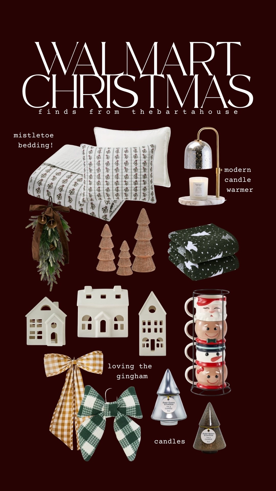 Walmart Christmas home finds at affordable prices! 

#LTKHoliday #LTKHome #LTKFindsUnder50