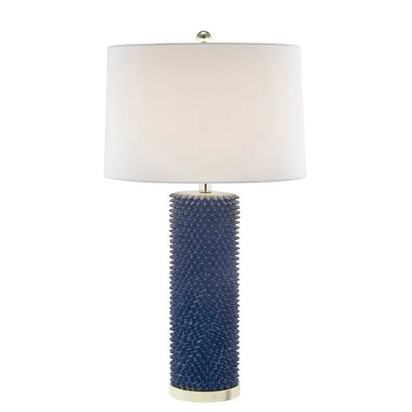 Resin Spiked Table Lamp, Navy Blue, 31" | Bed Bath & Beyond