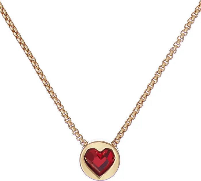 Ted Baker London Harparh Heart Rock Crystal Pendant Necklace | Nordstrom | Nordstrom