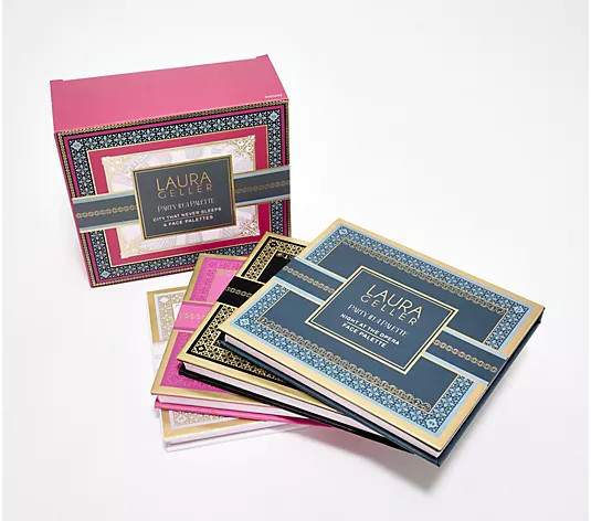 Laura Geller Party in a Palette Set of 4 Face Palettes - QVC.com | QVC