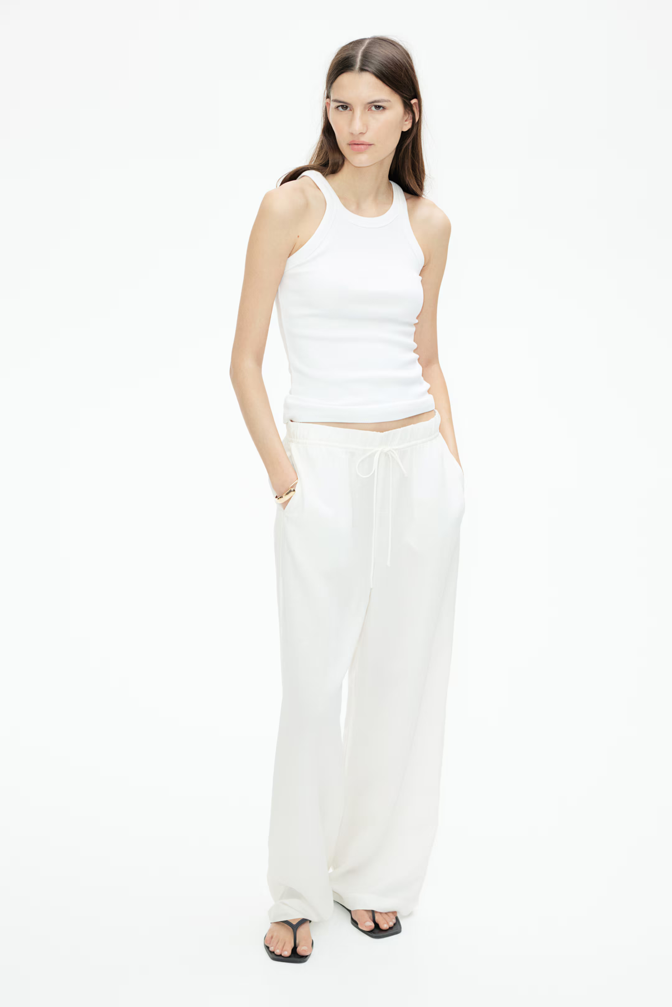 Linen-Blend Pants | H&M (US + CA)