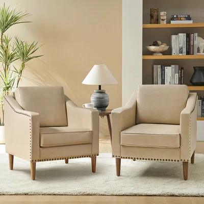 Almetia Vegan Leather Armchair | Wayfair North America