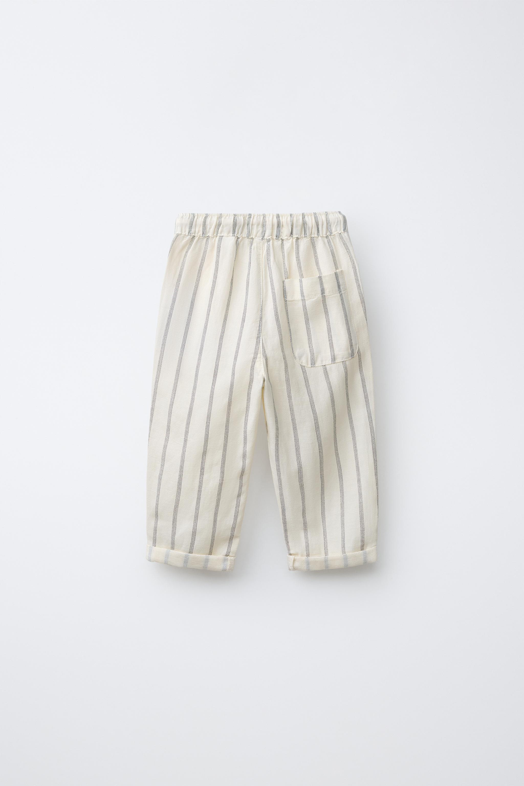 FLOWY LINEN BLEND PANTS | Zara US
