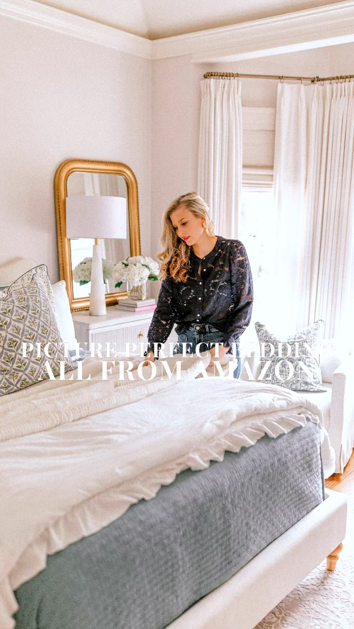 Picture perfect bedding…all from Amazon 🎉 great for all seasons!

Bedding Recipe:
🔹 Beautiful cotton quilt + shams 
🔹 Ruffle comforter
🔹 Faux fur throw
🔹 3 decorative 20x20s

#LTKHome #LTKFindsUnder50 #LTKFindsUnder100