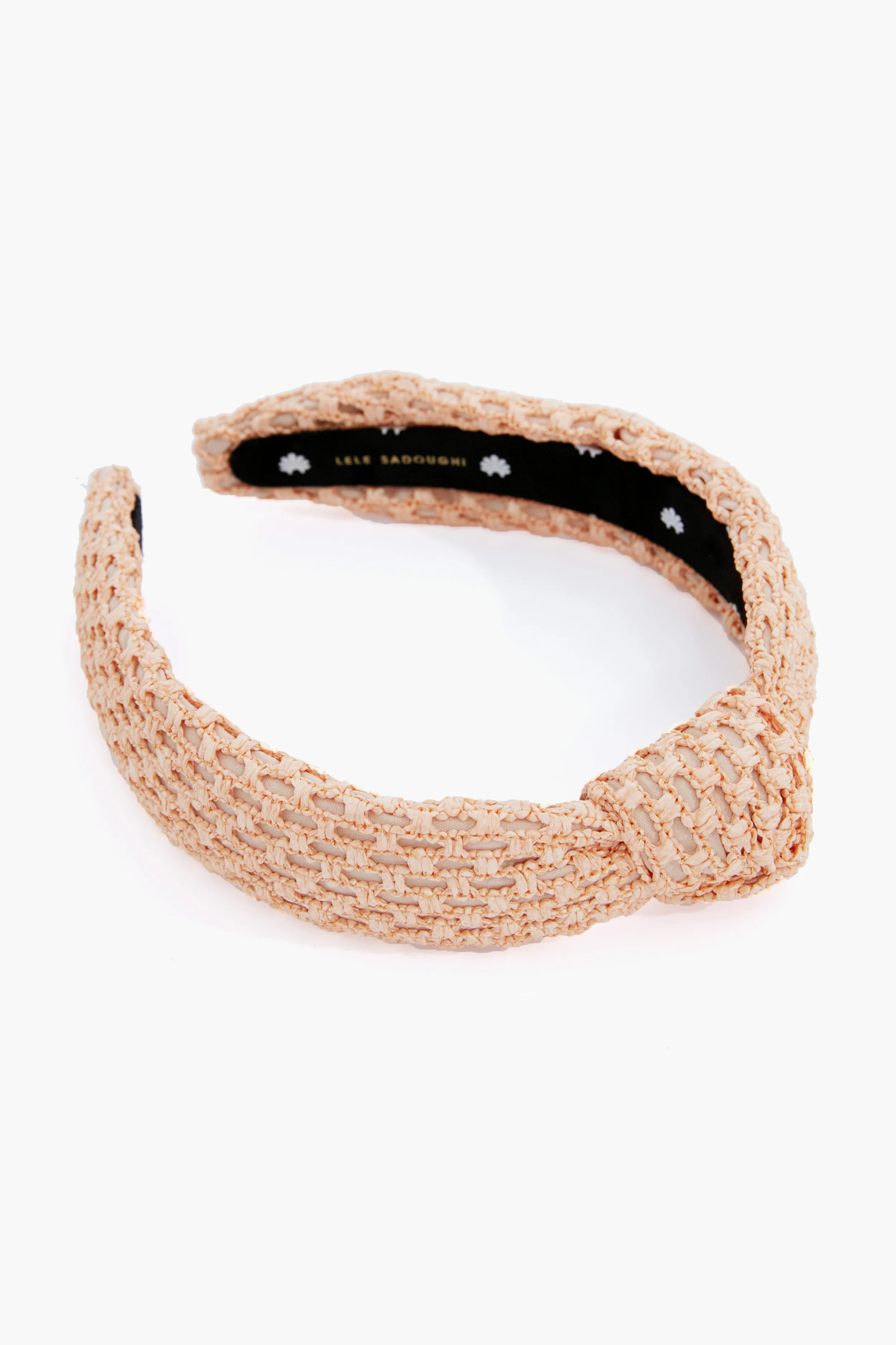 Natural Raffia Slim Knotted Headband | Tuckernuck (US)
