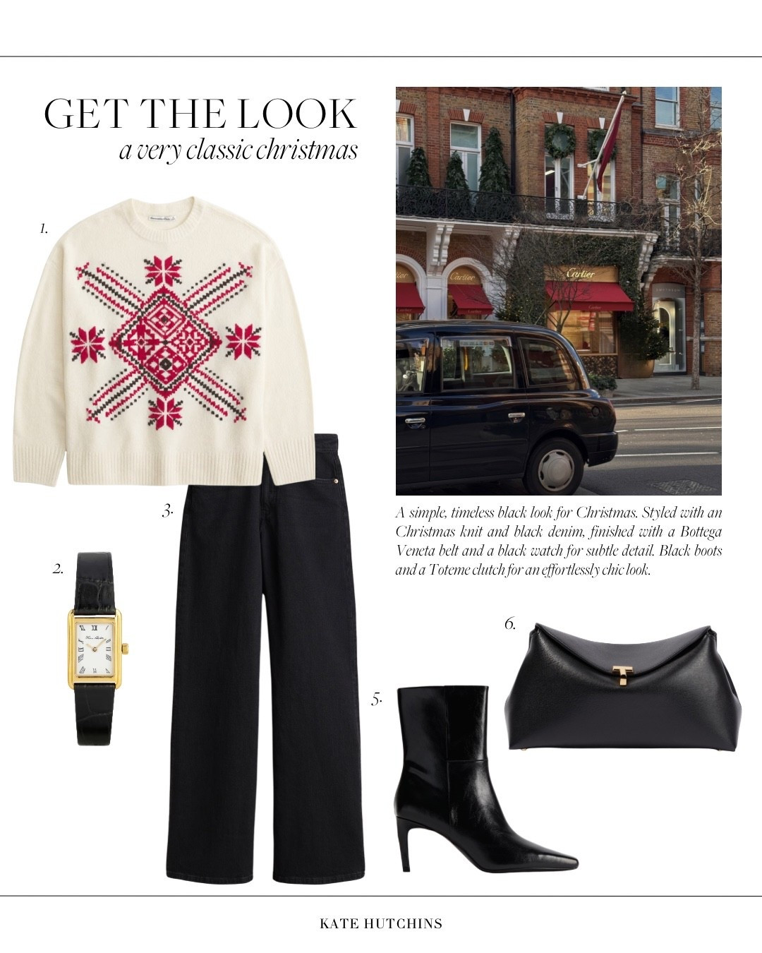 A simple, timeless black look for Christmas. Styled with an Christmas knit and black denim, finished with a Bottega Veneta belt and a black watch for subtle detail. Black boots and a Toteme clutch for an effortlessly chic look.


#LTKwinter #LTKfestive #LTKstyletip