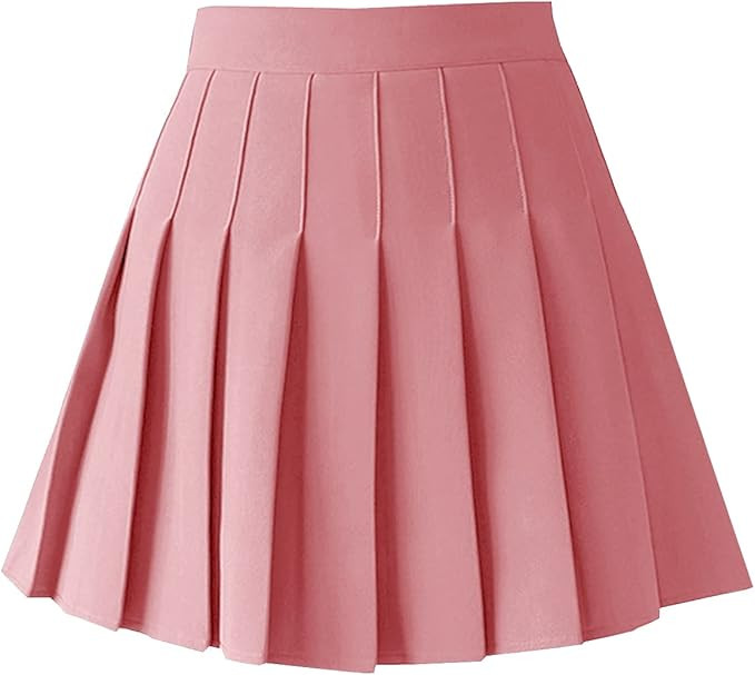Women's High Waist A-Line Pleated Mini Skirt Short Tennis Skirt | Amazon (US)