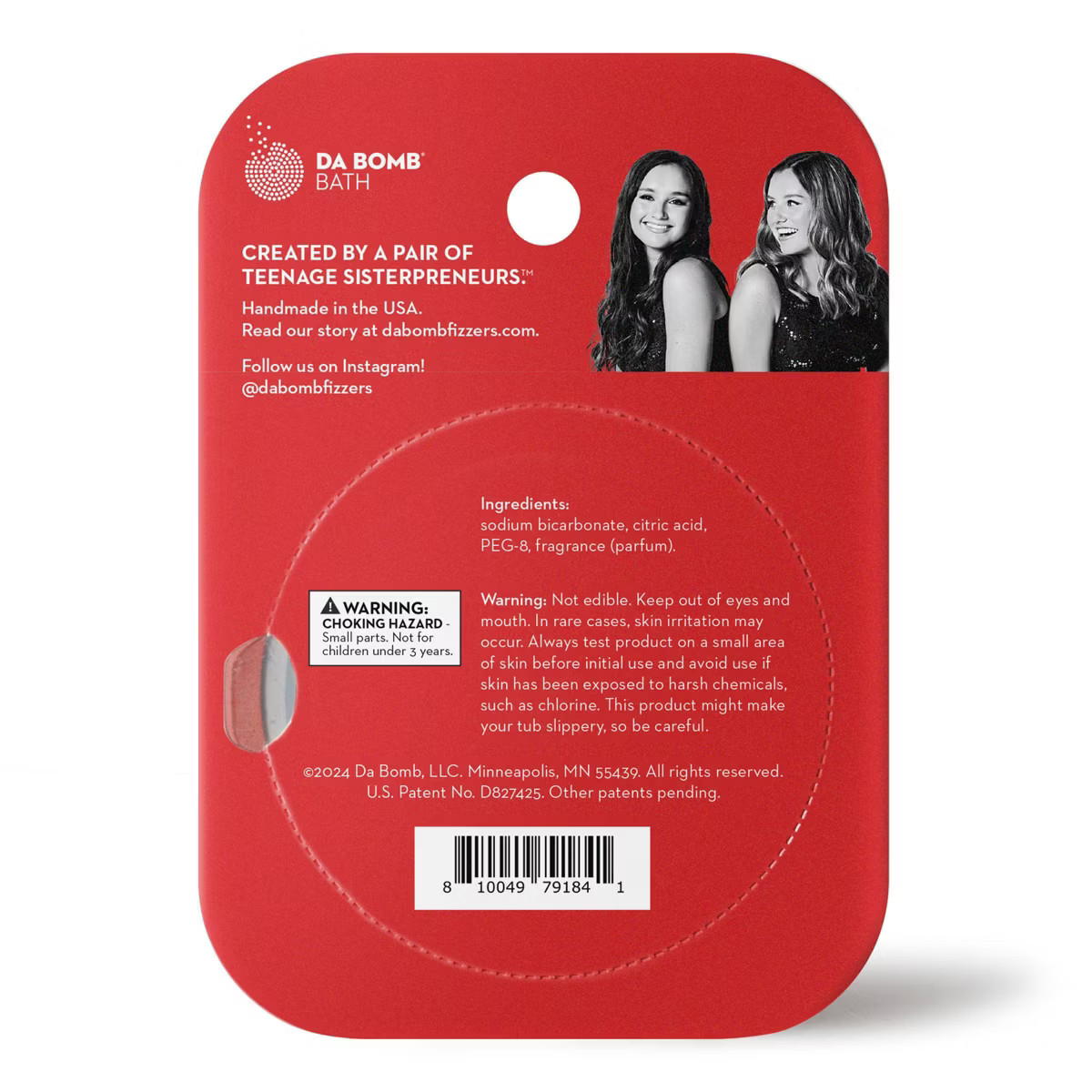 Da Bomb Bath Fizzers Stocking Stuffer Snowman Snowflake Bath Bomb - 2.85oz | Target