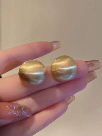 Round Stud Earrings  | SHEIN